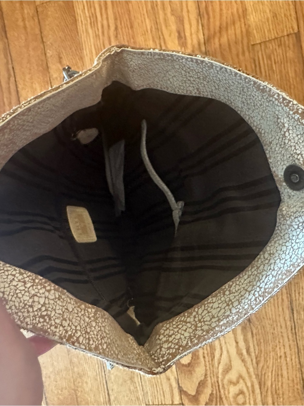 Frye Silver Studded Envelope Purse - Picture 4 of 5